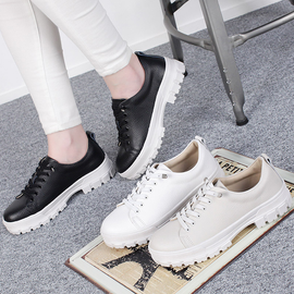 [GIRLS GOOB] Women's Casual Comfort Sneakers, Loafers Fashion Shoes, Cowhide - Made in KOREA
